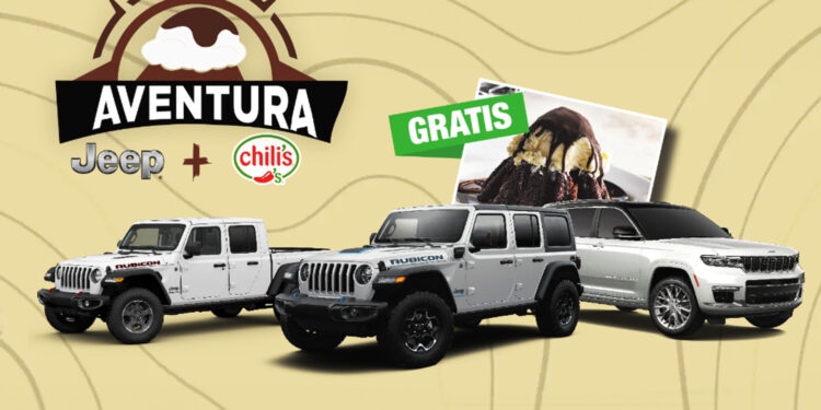 Con la llave Jeep podrías ganar comida gratis por un año en Chili’s