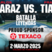 Texaco sortea boletos para la “Batalla de Leyendas” con Alcaraz y Tiafoe