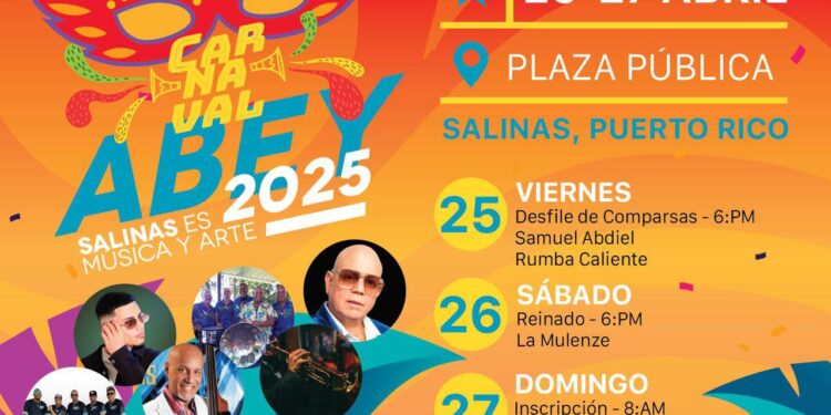 Salinas celebra la alegría caribeña con el esperado Carnaval Abey 2025