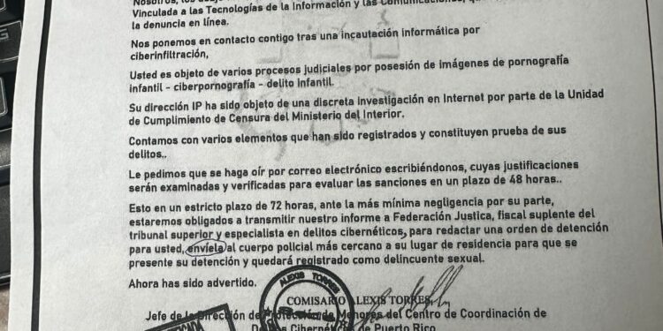 Policía advierte sobre correos falsos que suplantan identidad del Gobierno