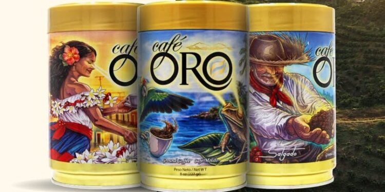 Cultura que brilla en una lata de café lareño