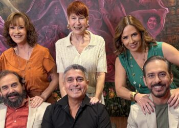 René Monclova, Marian Pabón, Cristina Soler y Jorge Castro celebran su divertido junte en “La Fiesta del Divorcio”
